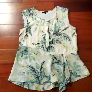 St. John flowy silk top size large